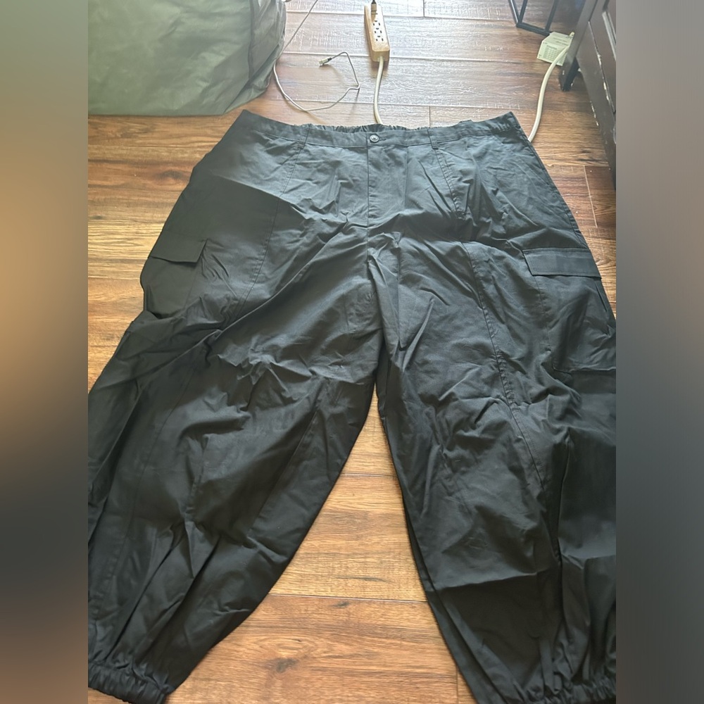 Black plus size Cargo Pants 2x